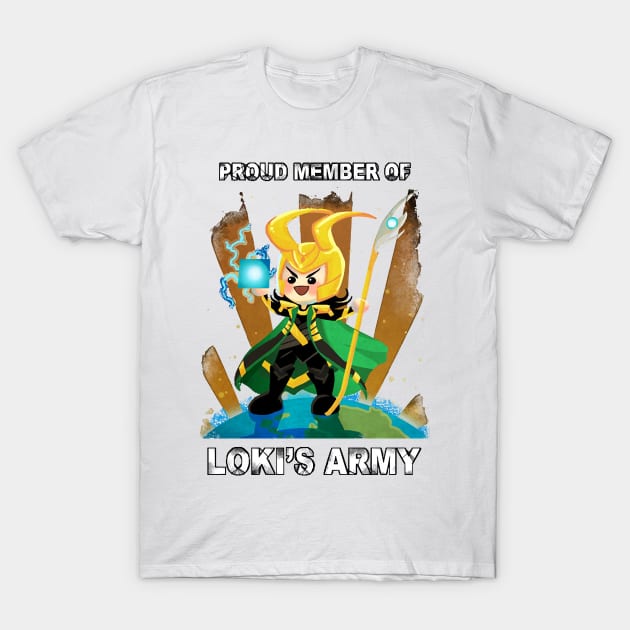 Lokis Army T-Shirt by Fracassa8